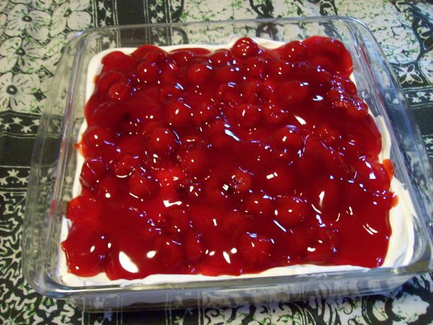Easy Cherry Delight Dessert NoBake) Recipe