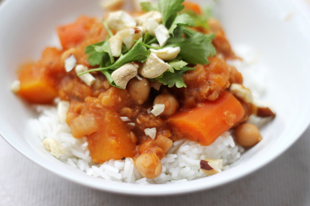 Winter Squash, Chickpea & Red Lentil Stew