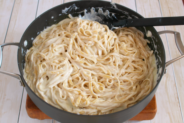 Toss pasta with the sauce
