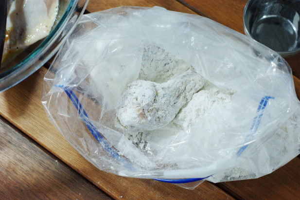 How to Make Buffalo Wings - Flour