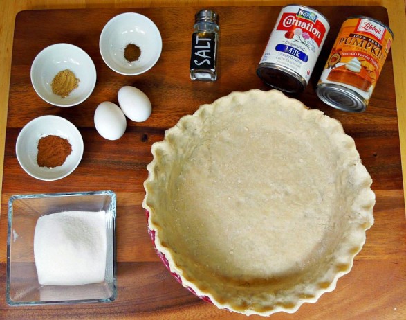 How to Make Pumpkin Pie - Ingredients