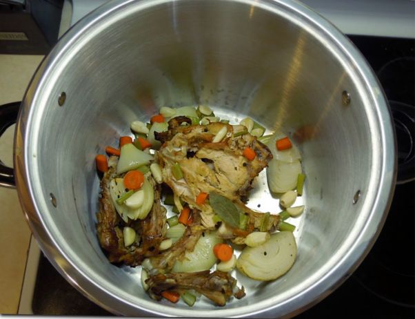 How to Make Turkey Stock - Roast Turkey Pieces