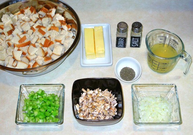 How to Make Stuffing - Ingredients