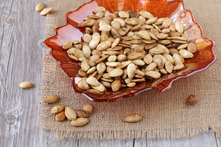 Perfectly Toasted Pumpkin Seeds