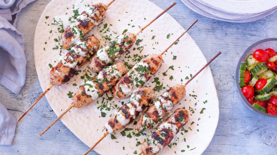 grilled ground turkey kabobs