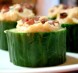 Hummus-Filled Cucumber Logs
