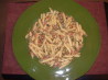 EASY! Penne with chicken, spinach and tomato Alfredo (soooo good!)