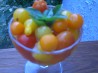 Cherry Tomatoes Marinated in Vodka (In Oversized Martini Glass)