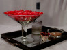 Cherry Tomatoes Marinated in Vodka (In Oversized Martini Glass)