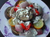Oven Roasted Vegetables With Crumbled Goats Cheese, Thyme and Pa