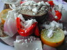 Oven Roasted Vegetables With Crumbled Goats Cheese, Thyme and Pa