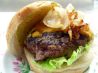 Canadian Burger With Beer-Braised Onions and Cheddar