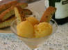 Tastebud Tickling Bellini Sorbet. Recipe by MamaJ
