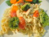 Creamy Pasta With Chicken, Broccoli and Basil - Low Fat Version