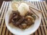 Japanese Steakhouse Hibachi Chicken and Steak With Vegtables