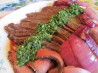 Argentinian Grilled Flank Steak With Chimichurri Sauce