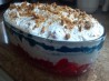 Strawberry and Wild Berry Gelatin With Cranberry Fool