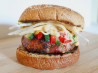 Thai Turkey Burgers With Cucumber Pepper Relish and Spicy Mayo