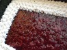Cranberry Salad in Raspberry Jello with Cream Cheese Topping