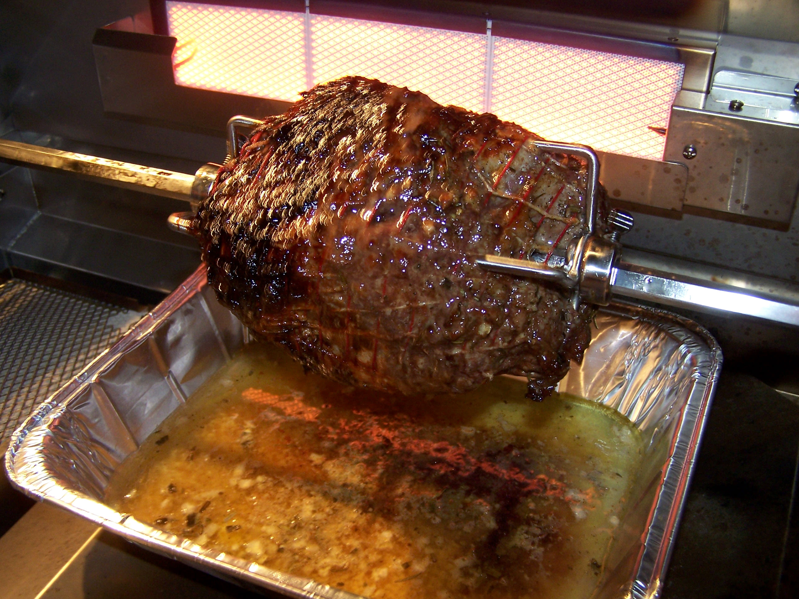 rotisserie leg of lamb weber