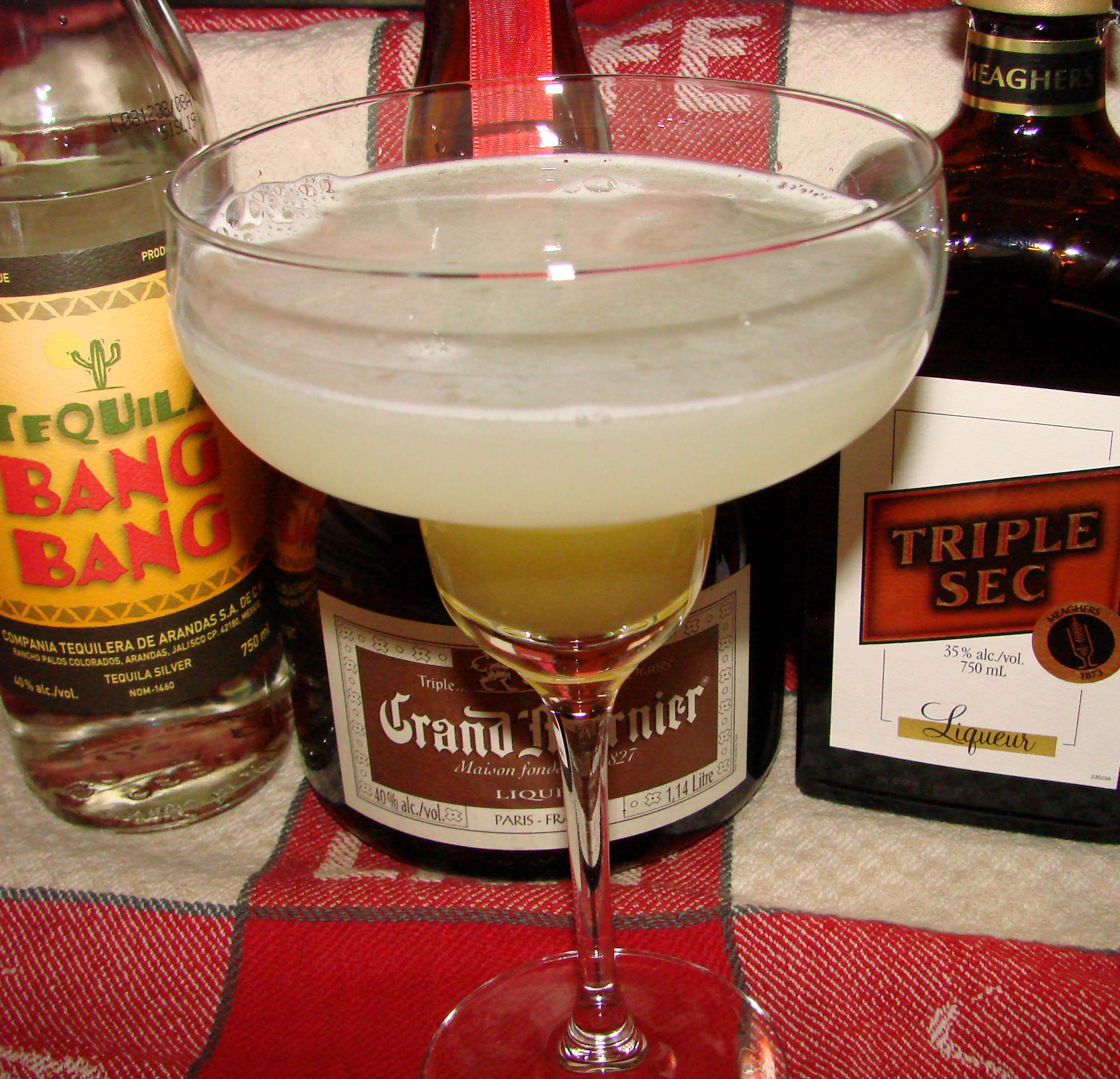 margarita with grand marnier floater