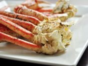 Garlic Butter Baked Crab Legs Recipe How To Bake Crab Legs Food Com