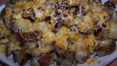 Brit S Cheesy Onion Home Fries Recipe Food Com
