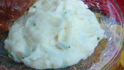 Old Fashioned Garlic Mashed Potatoes Recipe Food Com