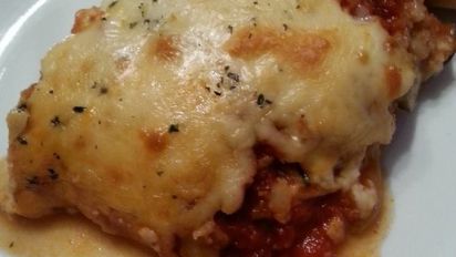Easy Chicken Eggplant Aubergine Parmesan Recipe Food Com This baked eggplant parmesan recipe will become one of your family favorites! easy chicken eggplant aubergine parmesan