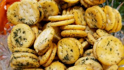Herbed Cheese And Cracker Bits Recipe Food Com