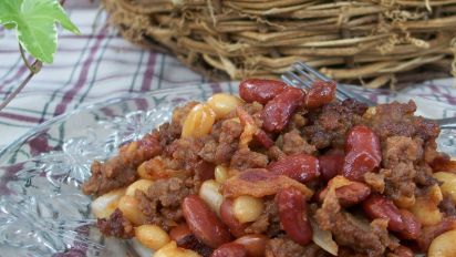 Calico Beans Baked Beans W 3 Kinds Of Beans Recipe Food Com