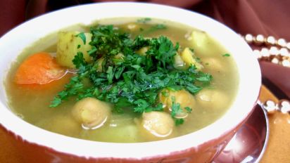 Moroccan Chickpea Soup Recipe Food Com