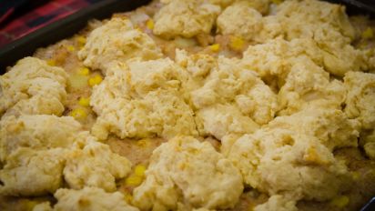 Biscuit Topped Corned Beef Casserole Recipe Food Com