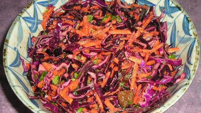 Red Cabbage And Carrot Salad Recipe Food Com