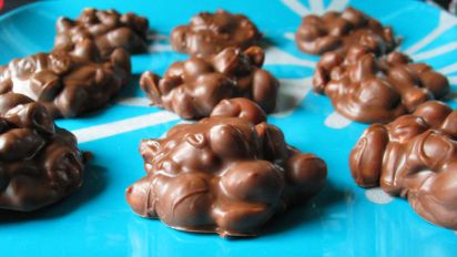 Homemade Chocolate Covered Peanuts Recipe Food Com