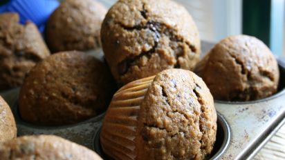 Mocha Muffins With Chocolate Chips And Pecans Recipe Food Com