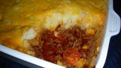 English Cottage Pie With Cheddar And Parsnip Mash Recipe Food Com