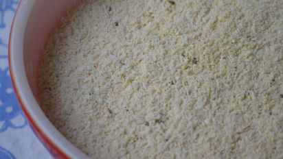 South Indian Coconut Chutney Powder With Buttered Basmati Rice Recipe Food Com