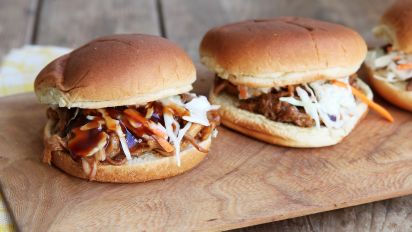 Carolina Style Pulled Pork Sandwich Recipe Food Com