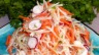 Ginger Carrot And Daikon Salad Recipe Food Com