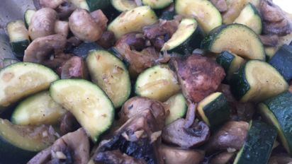 Zucchini And Mushroom Skillet Recipe Food Com