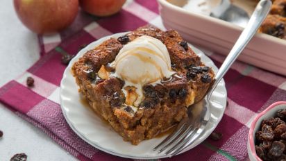 Apple Gingerbread Bread Pudding Recipe Food Com I got creative in the kitchen with all my spices to whip up this gingerbread pecan bread pudding! apple gingerbread bread pudding