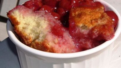 Old Fashioned Black Cherry Cobbler Recipe Food Com