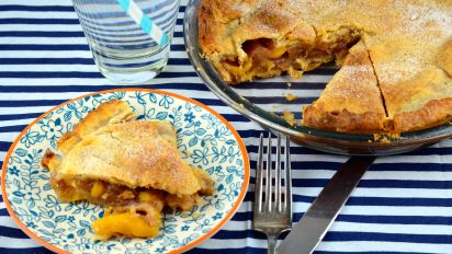 Simplest Peach Pie Recipe How To Make Peach Pie Food Com