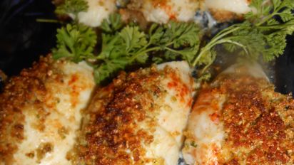 Crab Stuffed Fish Recipe Food Com