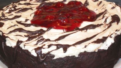 Nana S Chocolate Cherry Cake Recipe Baking Food Com