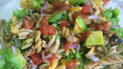 Mr Food Taco Pasta Salad Recipe Mexican Food Com
