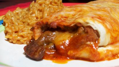 Baked Steak Burritos Recipe Food Com These oven baked steak burritos smothered in enchilada sauce are everything in our house. baked steak burritos