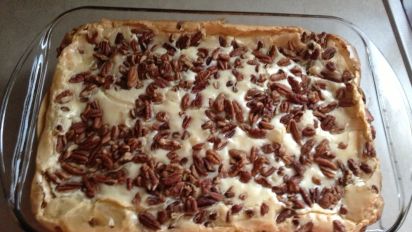 Butter Pecan Cake Brownies Recipe Food Com