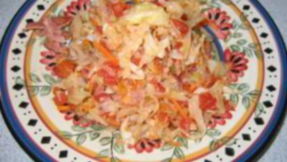 Mexican Skillet Cabbage Recipe Food Com It brings back memories of leisurely dinners. mexican skillet cabbage